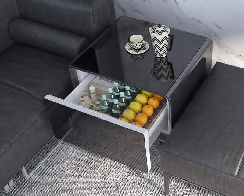 This Smart Side Refrigerator Table is the best invention ever WALLTER